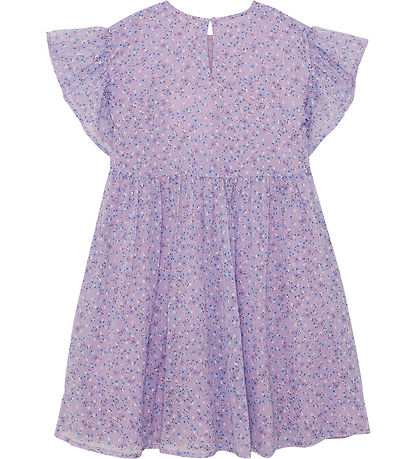 Creamie Kjole - Flower Dobby - Lavender Frost