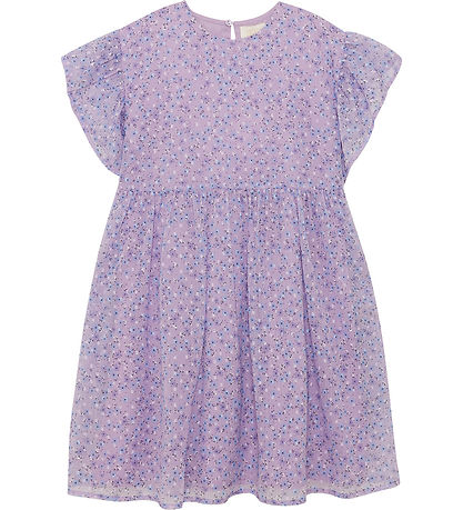 Creamie Kjole - Flower Dobby - Lavender Frost