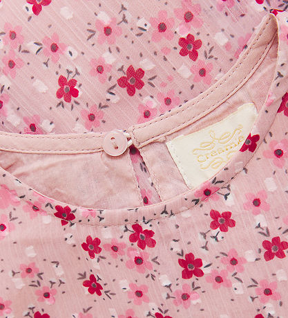 Creamie Kjole - Flower Dobby - Rose Smoke
