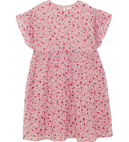 Creamie Kjole - Flower Dobby - Rose Smoke