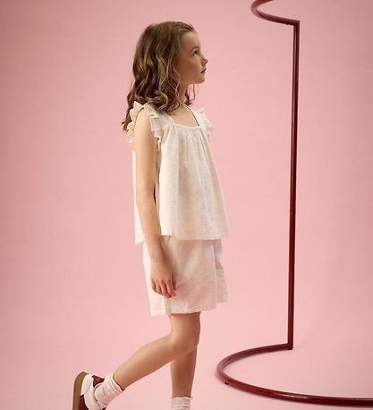 Creamie Shorts - Embroidery - Cloud
