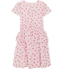 Creamie Kjole - Crepe Dobby - Rose Pink