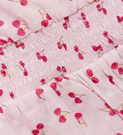 Creamie Kjole - Crepe Dobby - Rose Pink