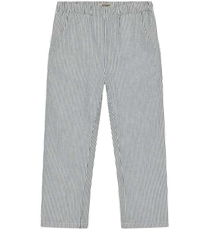 Huttelihut Bukser - Bering Sea/Hvidstribet