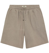 Huttelihut Shorts - Musselin - Moon Rock
