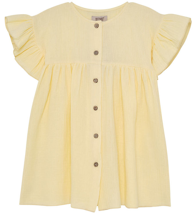 Huttelihut Kjole - Musselin - Double Cream