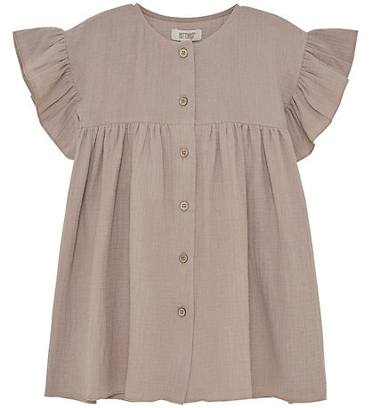 Huttelihut Kjole - Musselin - Moon Rock