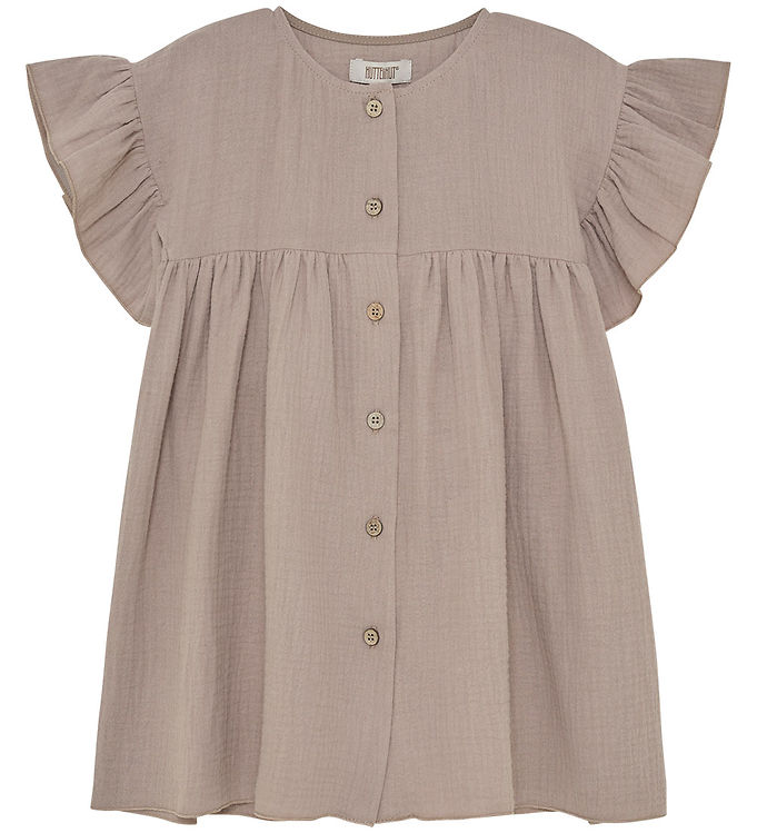 Huttelihut Kjole - Musselin - Moon Rock