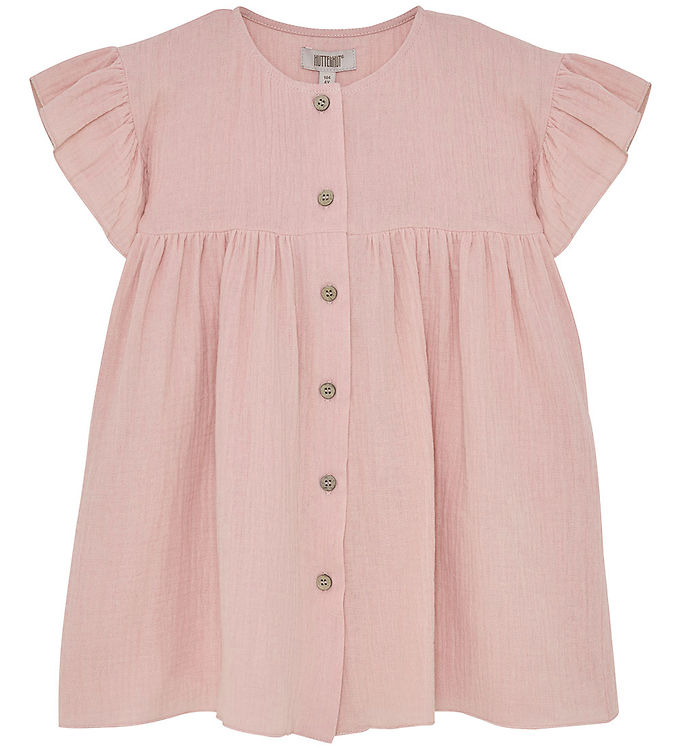 Huttelihut Kjole - Musselin - Pale Mauve