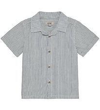 Huttelihut Skjorte k/æ - Stripe - Bering Sea