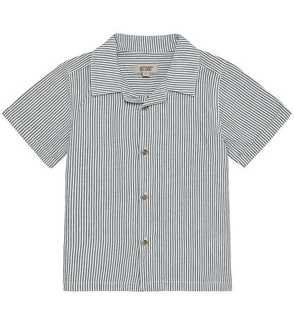 Huttelihut Skjorte k/æ - Stripe - Bering Sea