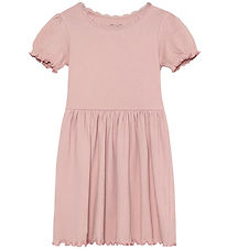 Huttelihut Kjole - Rib - Pale Mauve