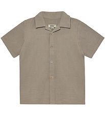 Huttelihut Skjorte - Musselin - Moon Rock