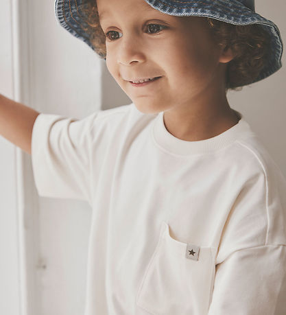 Huttelihut T-shirt - Antique White m. Print