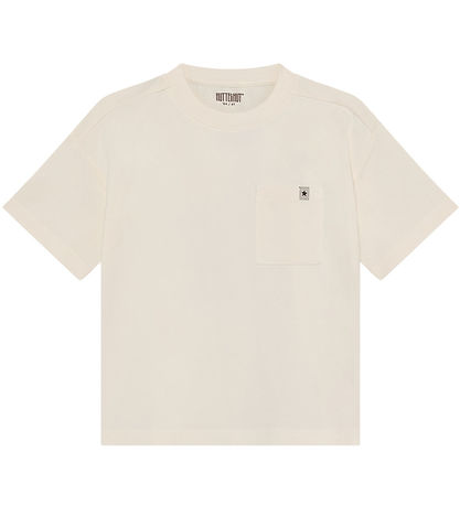 Huttelihut T-shirt - Antique White m. Print