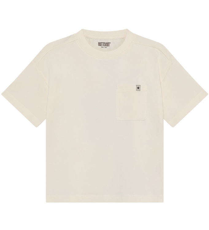 Huttelihut T-shirt - Antique White m. Print