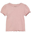 Huttelihut T-shirt - Rib - Pale Mauve