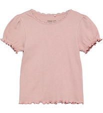 Huttelihut T-shirt - Rib - Pale Mauve