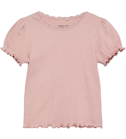 Huttelihut T-shirt - Rib - Pale Mauve