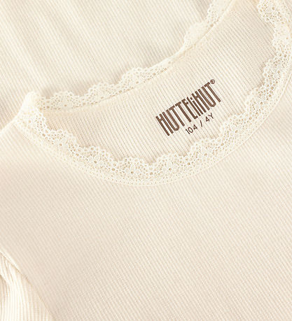 Huttelihut T-shirt - Rib - Antique White