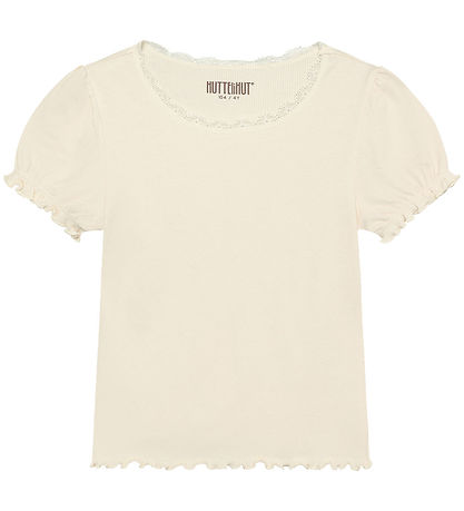 Huttelihut T-shirt - Rib - Antique White