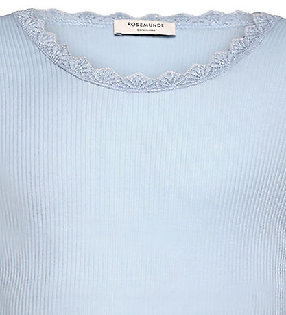 Rosemunde Bluse - Rib - Modal - RkBalta - Nantucket Blue