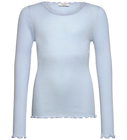 Rosemunde Bluse - Rib - Modal - RkBalta - Nantucket Blue
