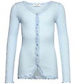 Rosemunde Cardigan - Rib - Modal - RkBalta - Nantucket Blue