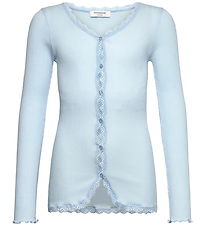 Rosemunde Cardigan - Rib - Modal - RkBalta - Nantucket Blue