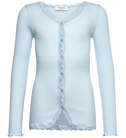 Rosemunde Cardigan - Rib - Modal - RkBalta - Nantucket Blue