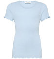 Rosemunde T-shirt - Rib - Modal - RkBalta - Nantucket Blue