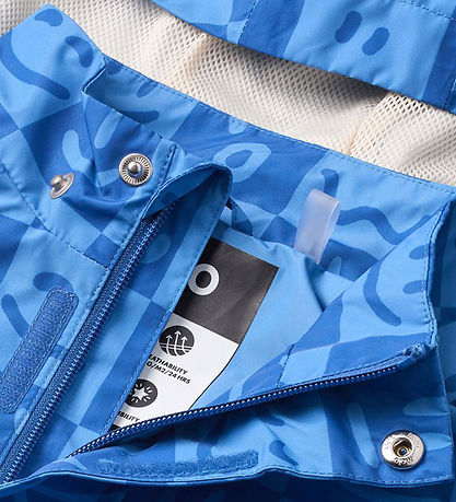 Molo Regnjakke - PE - Waiton - Vibe Checks Blu