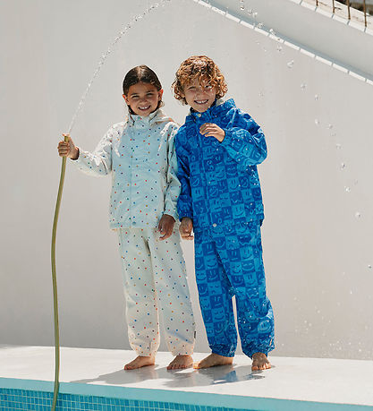 Molo Regnjakke - PE - Waiton - Vibe Checks Blu