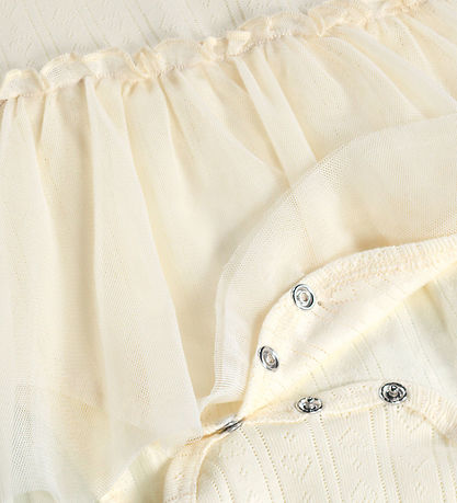 Molo Kjolebody l/æ - Frillo - Pearled Ivory