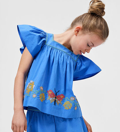 Molo Bluse - Rosalyn - Blue Flower