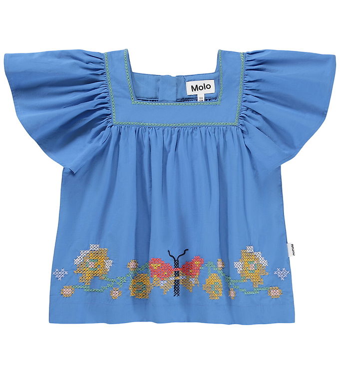 Molo Top - Rosalyn - Blue Flower