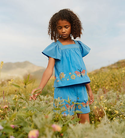 Molo Shorts - Ally - Blue Flower