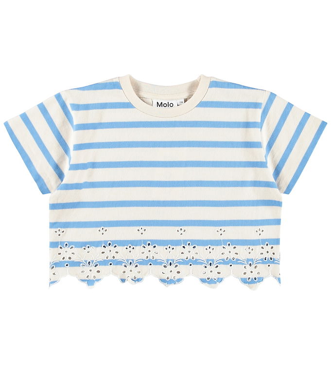 Molo T-shirt - Cropped - Rosita - Fresh Stripe