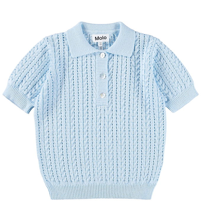 Molo Bluse - Strik - Gretel - Morning Sky