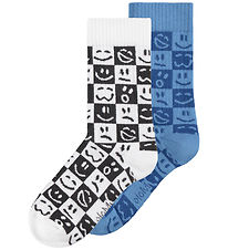 Molo Strømper - 2-pak - Norman - Blue White