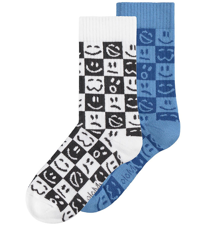Molo Strømper - 2-pak - Norman - Blue White