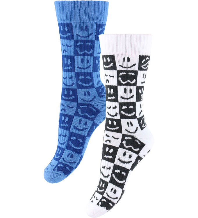 Molo Strømper - 2-pak - Norman - Blue White