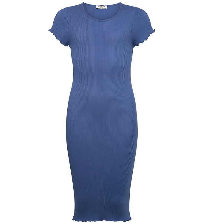 Rosemunde Kjole - Modal/Bomuld - Rib - RkBalta - Dutch Blue