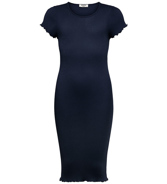 Rosemunde Kjole - Modal/Bomuld - Rib - RkBalta - Navy