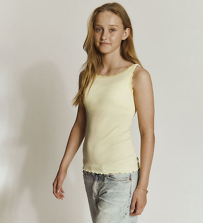 Rosemunde Top - Rib - Modal - RKBalta - Flan m. Blonder
