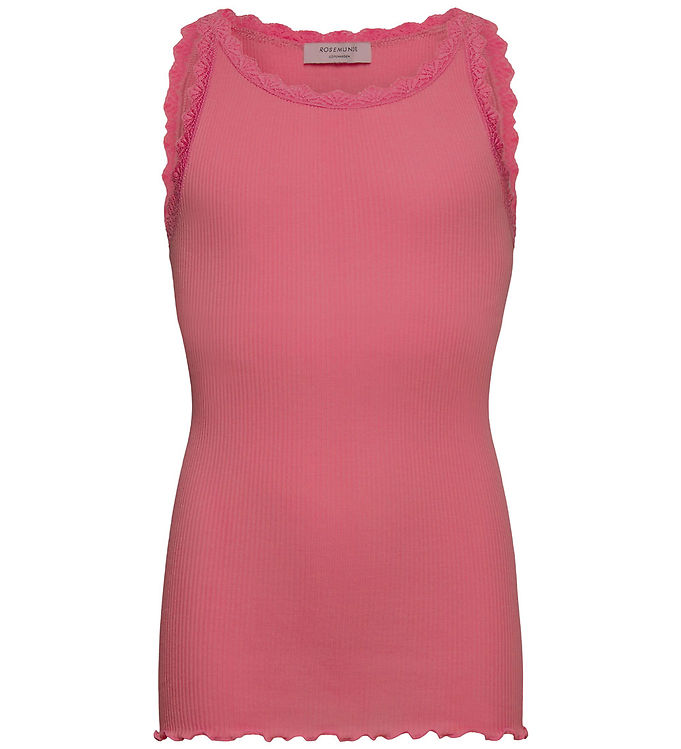 Rosemunde Top - Lang - Rib - RKBalta - Rapture Rose m. Blonder