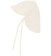 Huttelihut Legionærhat - Musselin - Antique White m. Ører