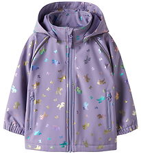 Name It Softshelljakke m. Fleece - NmfAlfa - Sunlit Allium/Bow