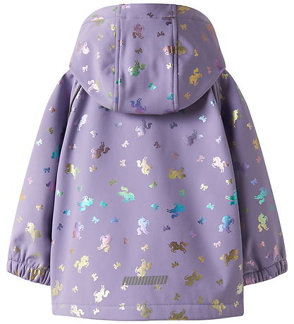 Name It Softshelljakke m. Fleece - NmfAlfa08 - Sunlit Allium/Bow