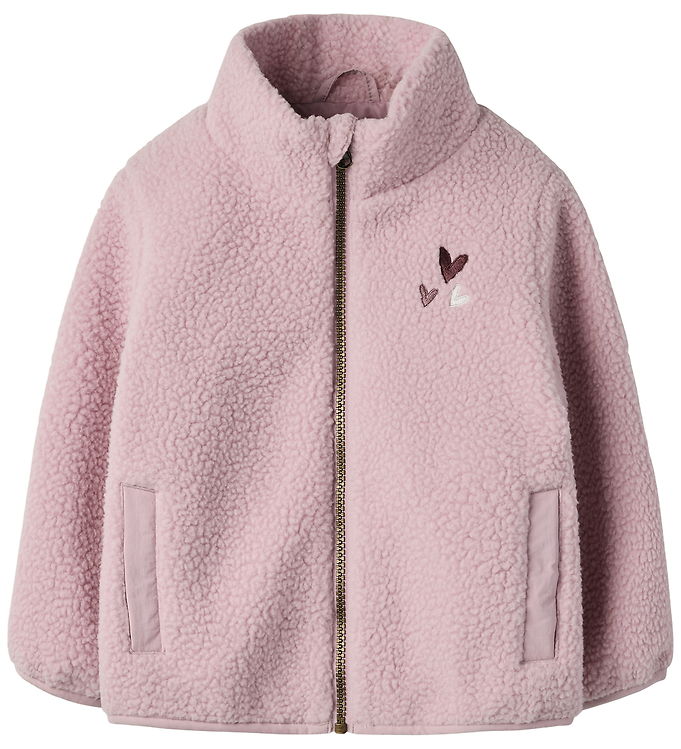 Name It Fleecejakke - Teddy - NmfMall - Keepsake Lilac